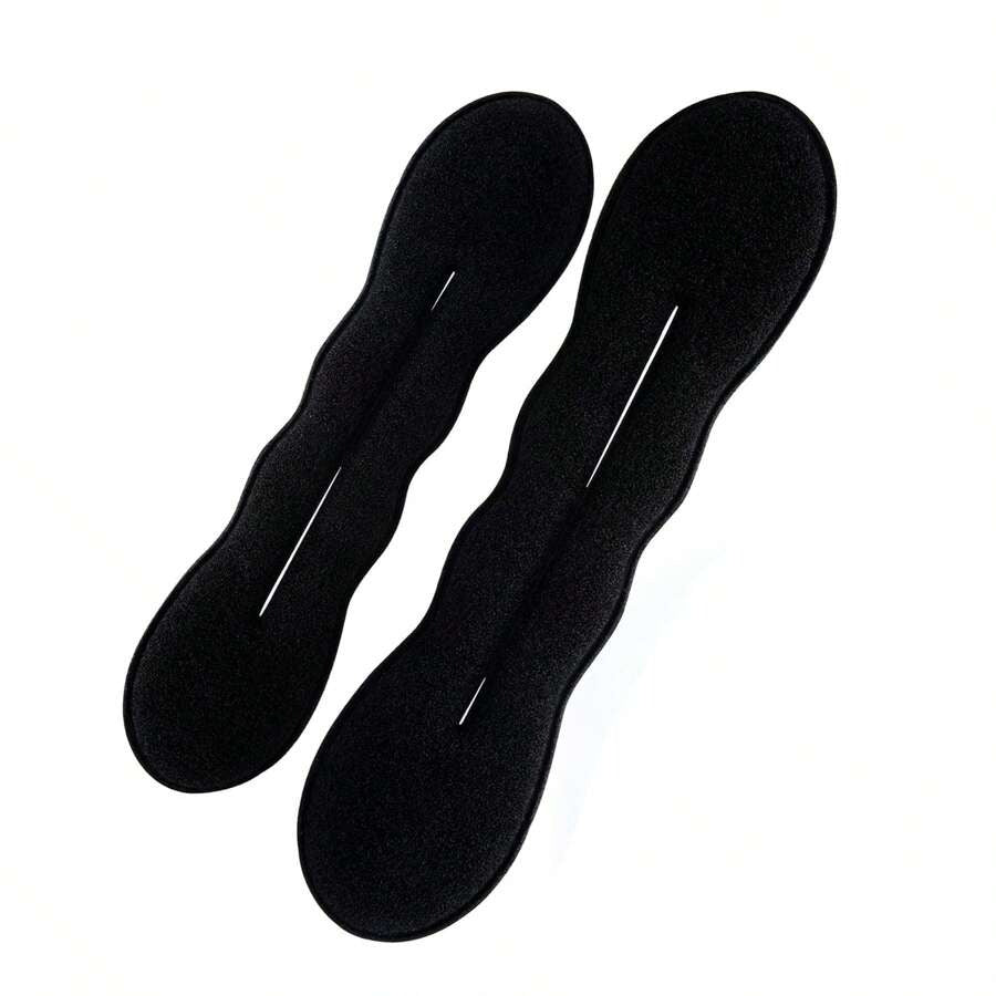 SHEIN صانع كعكة شعر إسفنجي ناعم وسميك بلون أسود