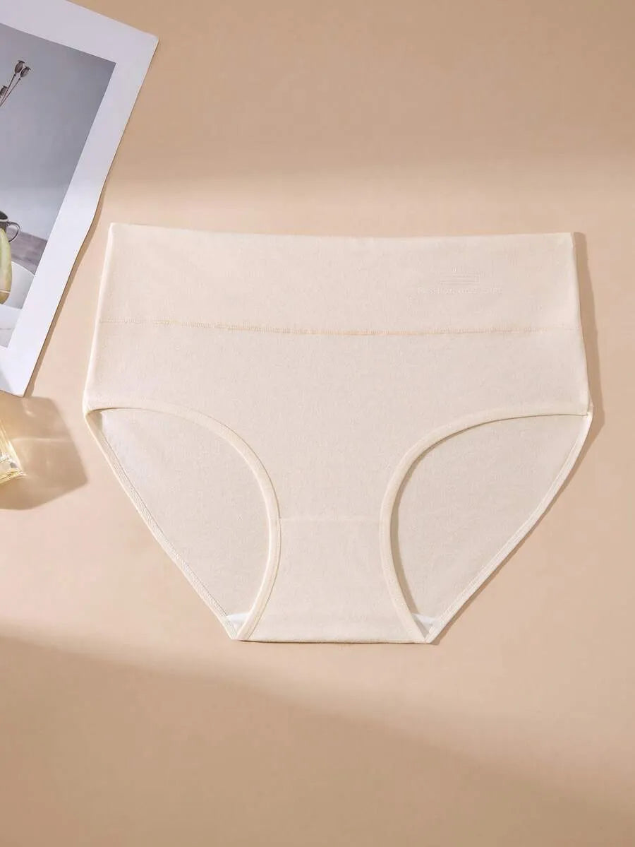 SHEIN سراويل داخلية نسائية من 4 قطع بخصر متوسط متعدد الألوان