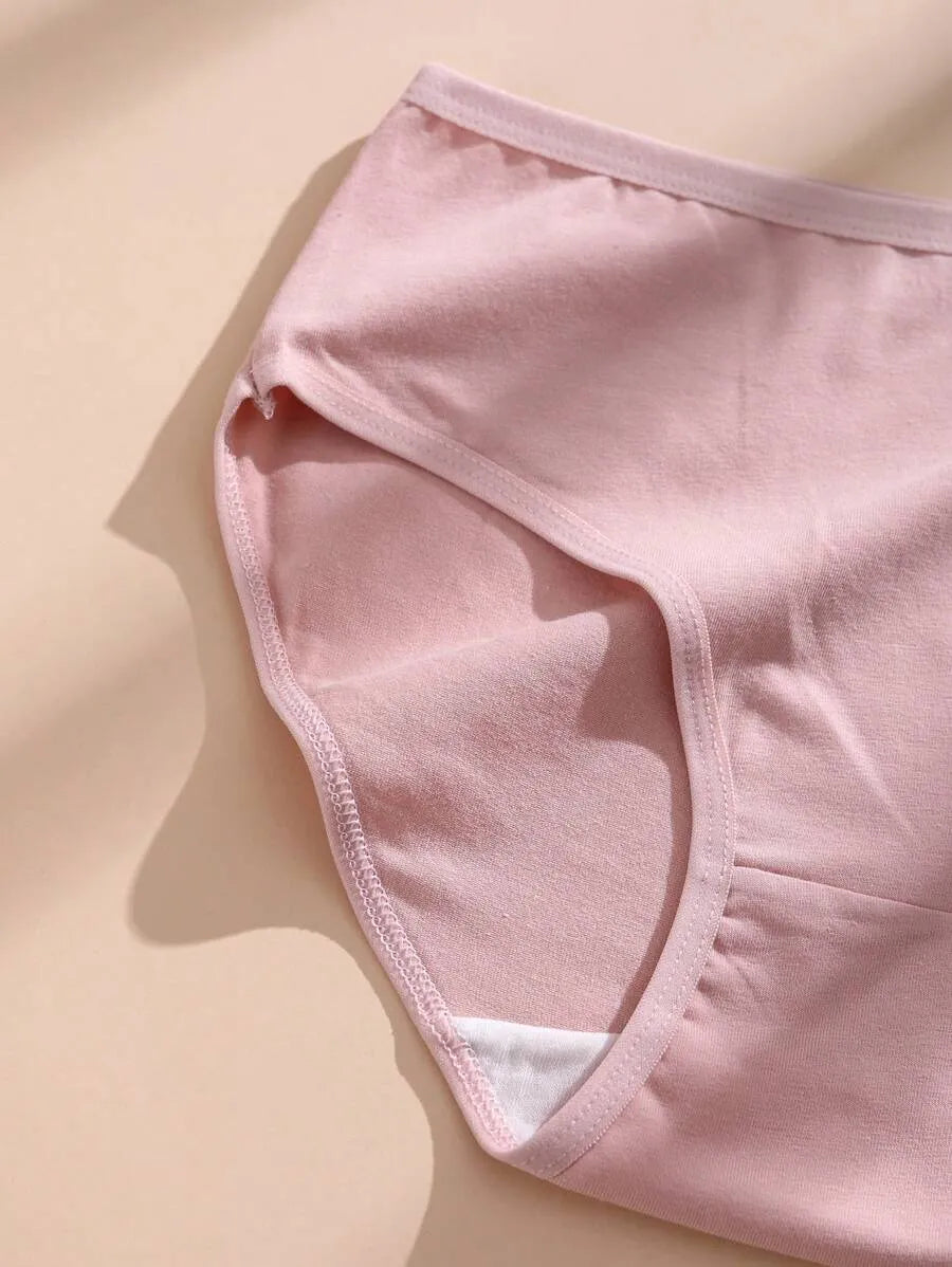 SHEIN سراويل داخلية نسائية من 9 قطع بخصر متوسط ومتعدد الألوان