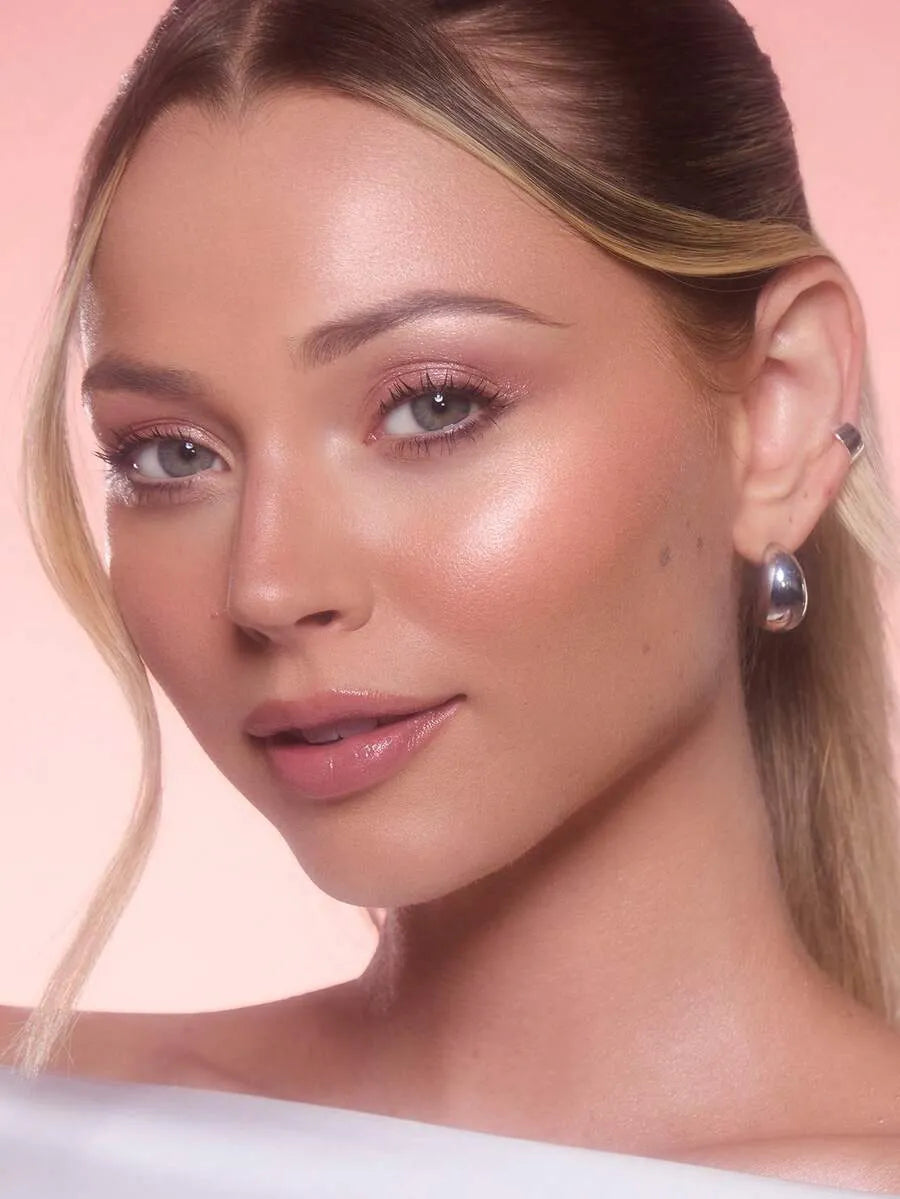 SHEIN SHEGLAM Buttery Bling هايلايتر ستيك بلون Pink Satin بلمعة متوهجة