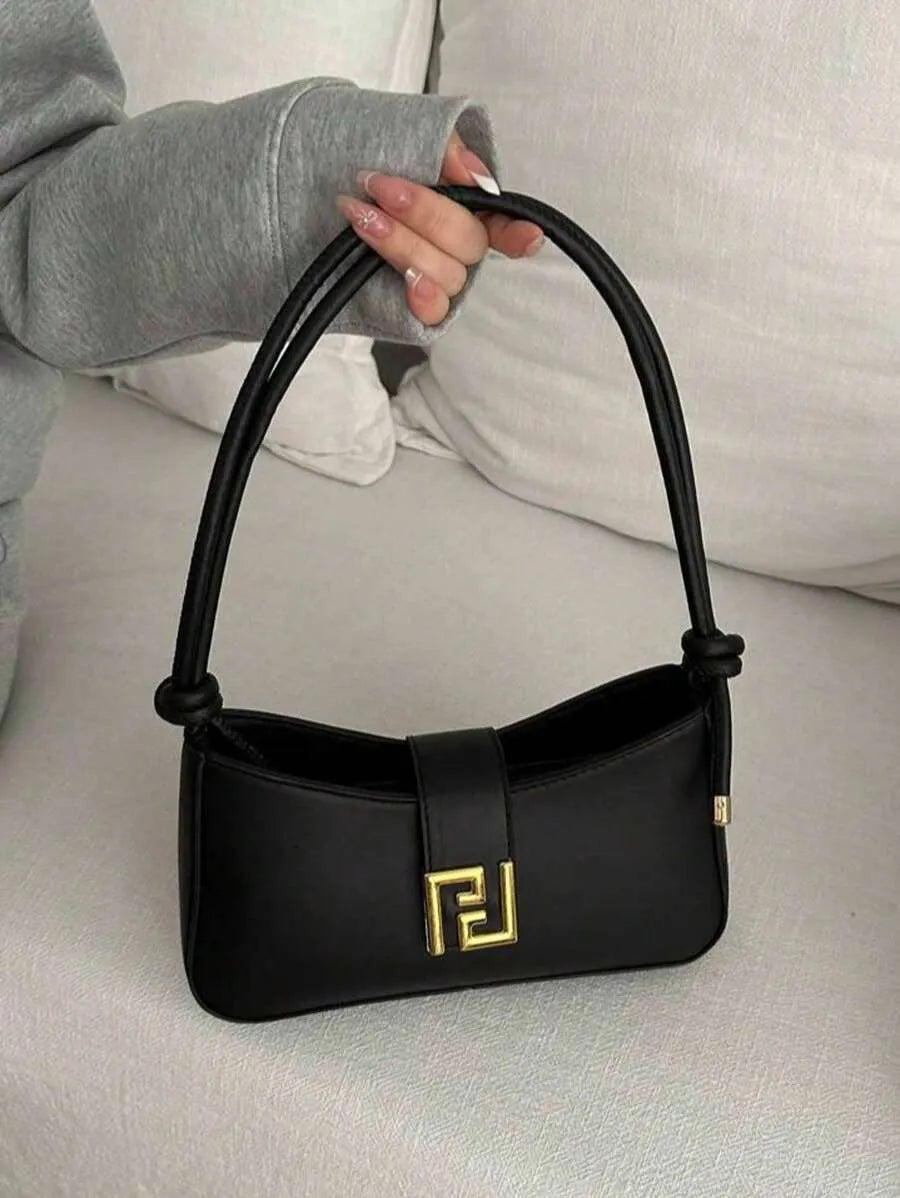 SHEIN حقيبة كتف وكروس كاجوال وللعمل بلون أحادي