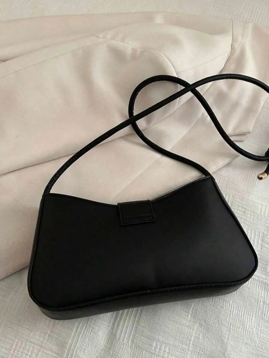 SHEIN حقيبة كتف وكروس كاجوال وللعمل بلون أحادي