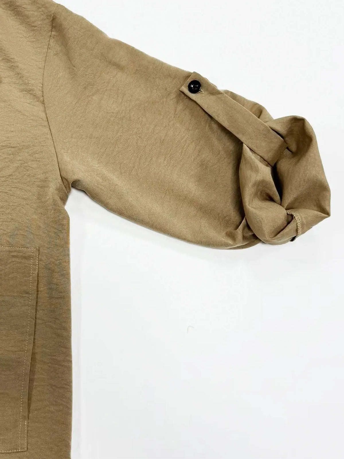 SHEIN Franclia جاكيت ترنش قصير كاجوال بياقة كبيرة