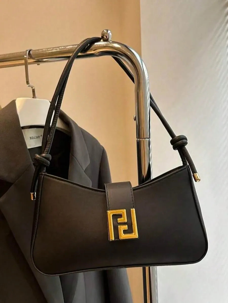 SHEIN حقيبة كتف وكروس كاجوال وللعمل بلون أحادي