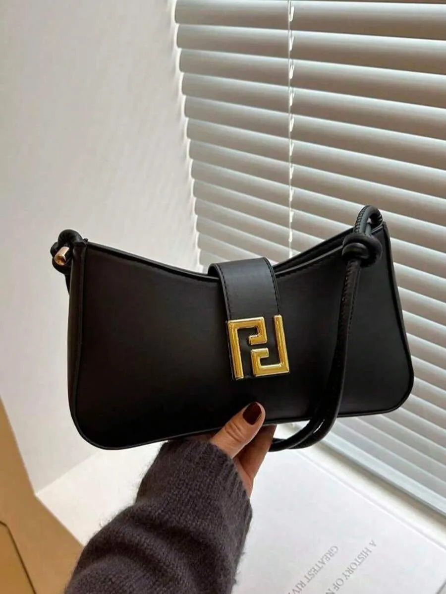 SHEIN حقيبة كتف وكروس كاجوال وللعمل بلون أحادي