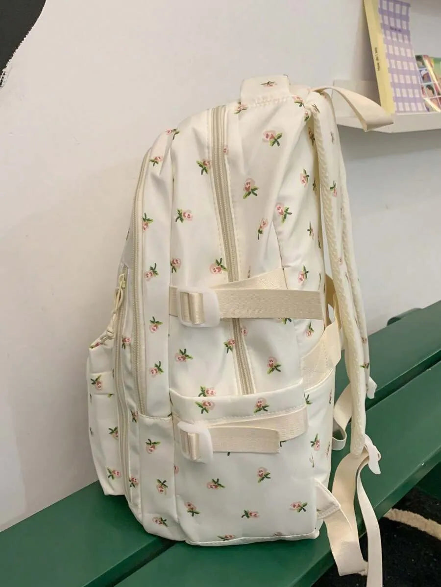 SHEIN LECEY حقيبة ظهر كلاسيكية بسعة كبيرة