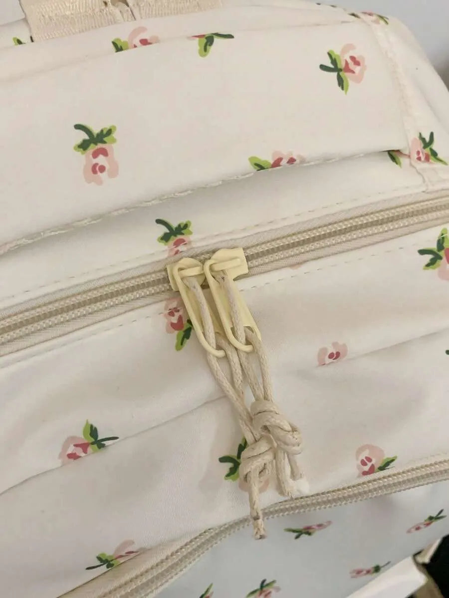 SHEIN LECEY حقيبة ظهر كلاسيكية بسعة كبيرة