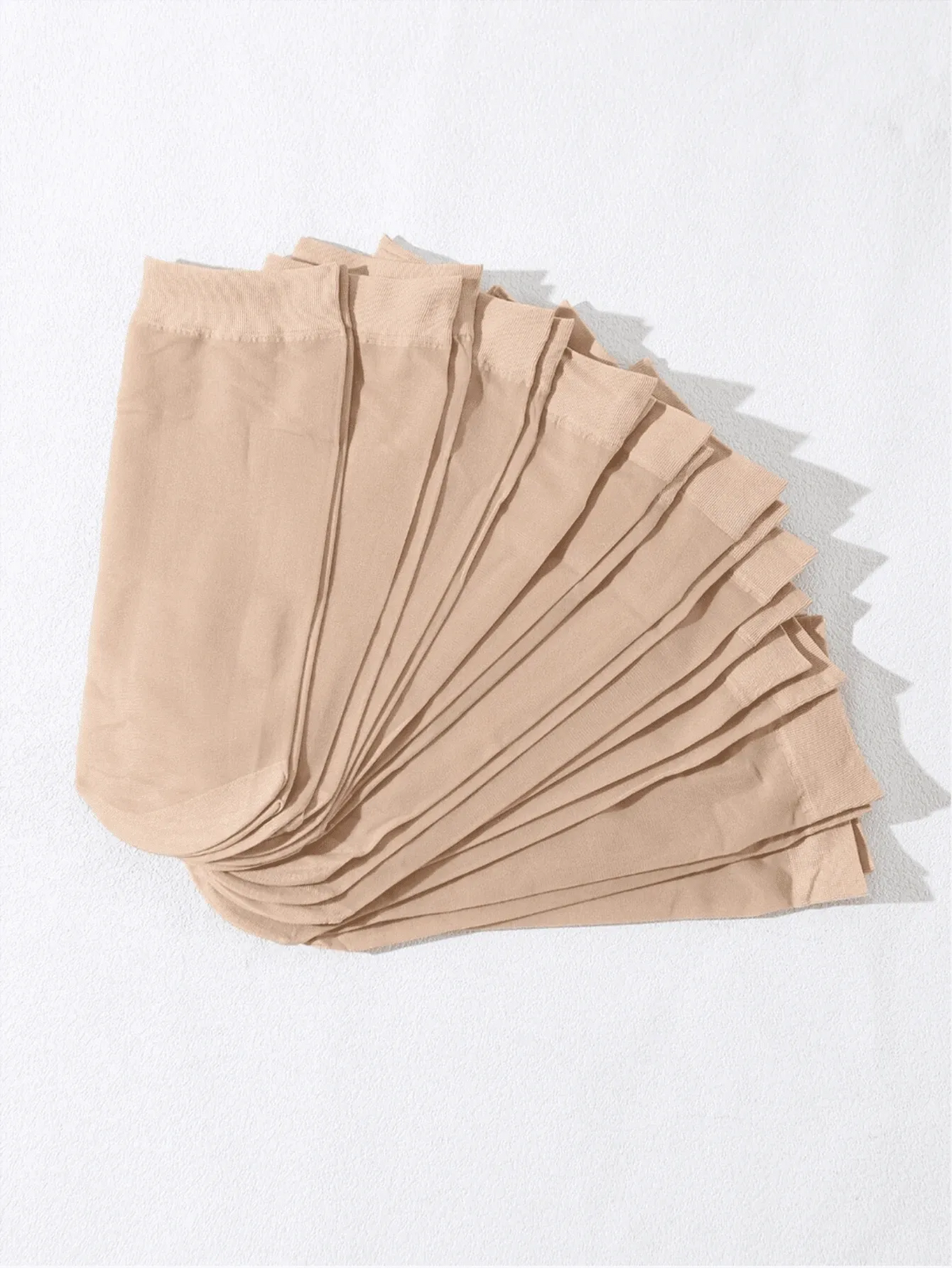 SHEIN جوارب كاحل نسائية سادة ومتعدد الألوان
