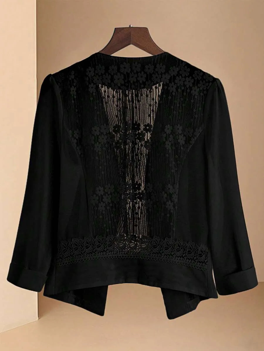 SHEIN GlowEve جاكيت نسائي خفيف بتصميم زهري صيفي