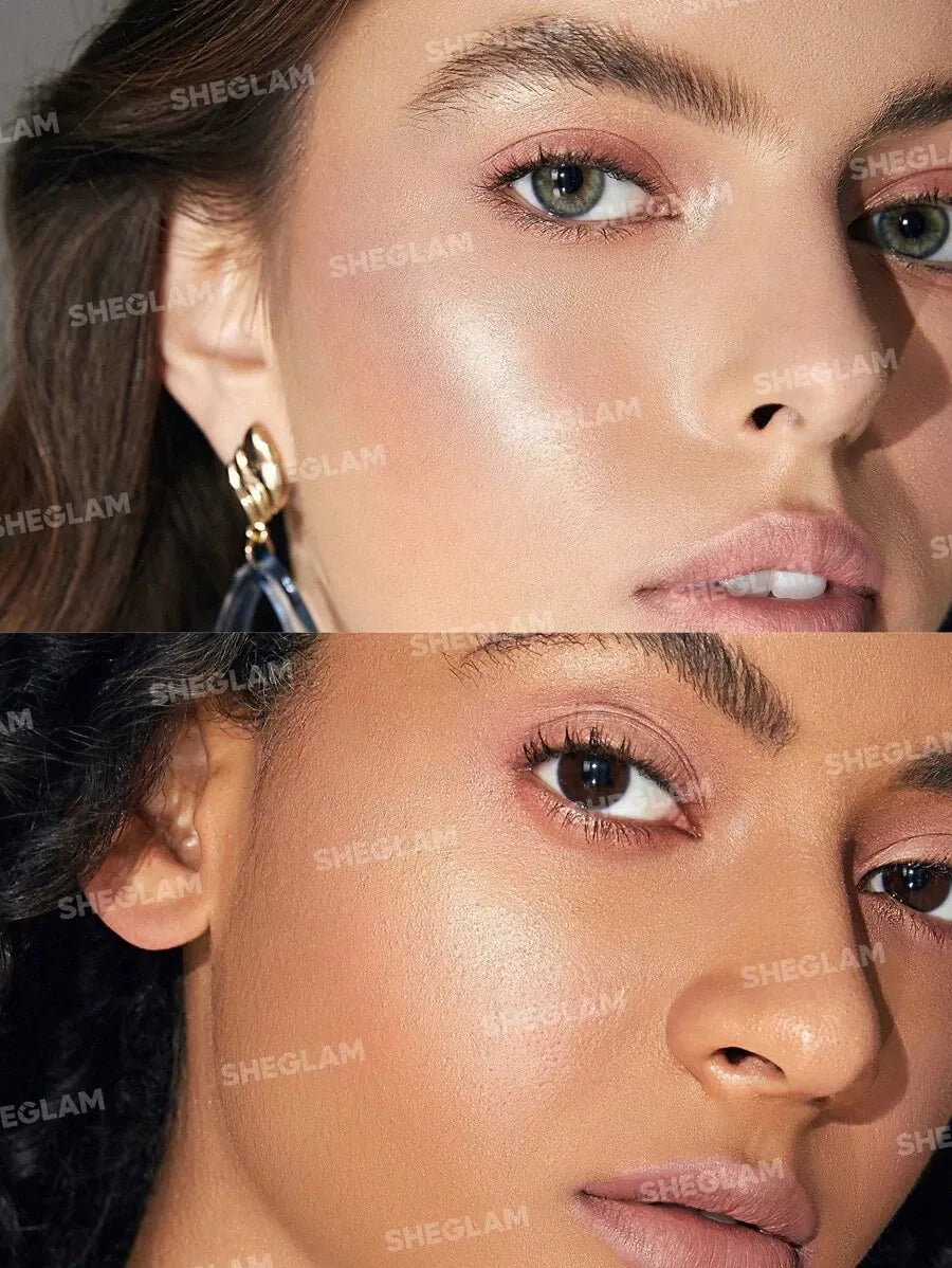 SHEIN SHEGLAM Cosmic Crystal Vanilla Skeye هايلايتر موس بلون  بلمعة لامعة