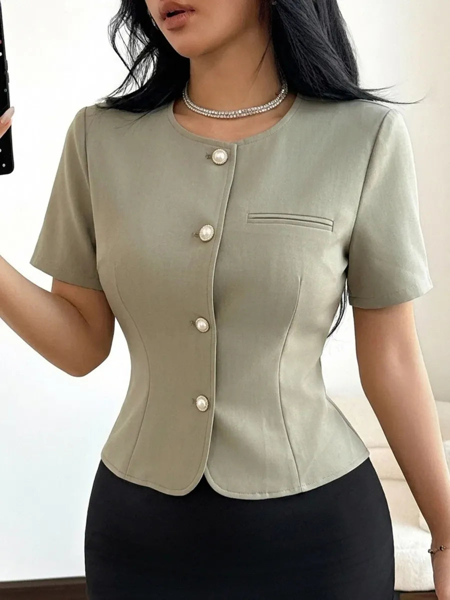 SHEIN DAZY جاكيت نسائي صيفي أنيق
