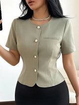 SHEIN DAZY جاكيت نسائي صيفي أنيق