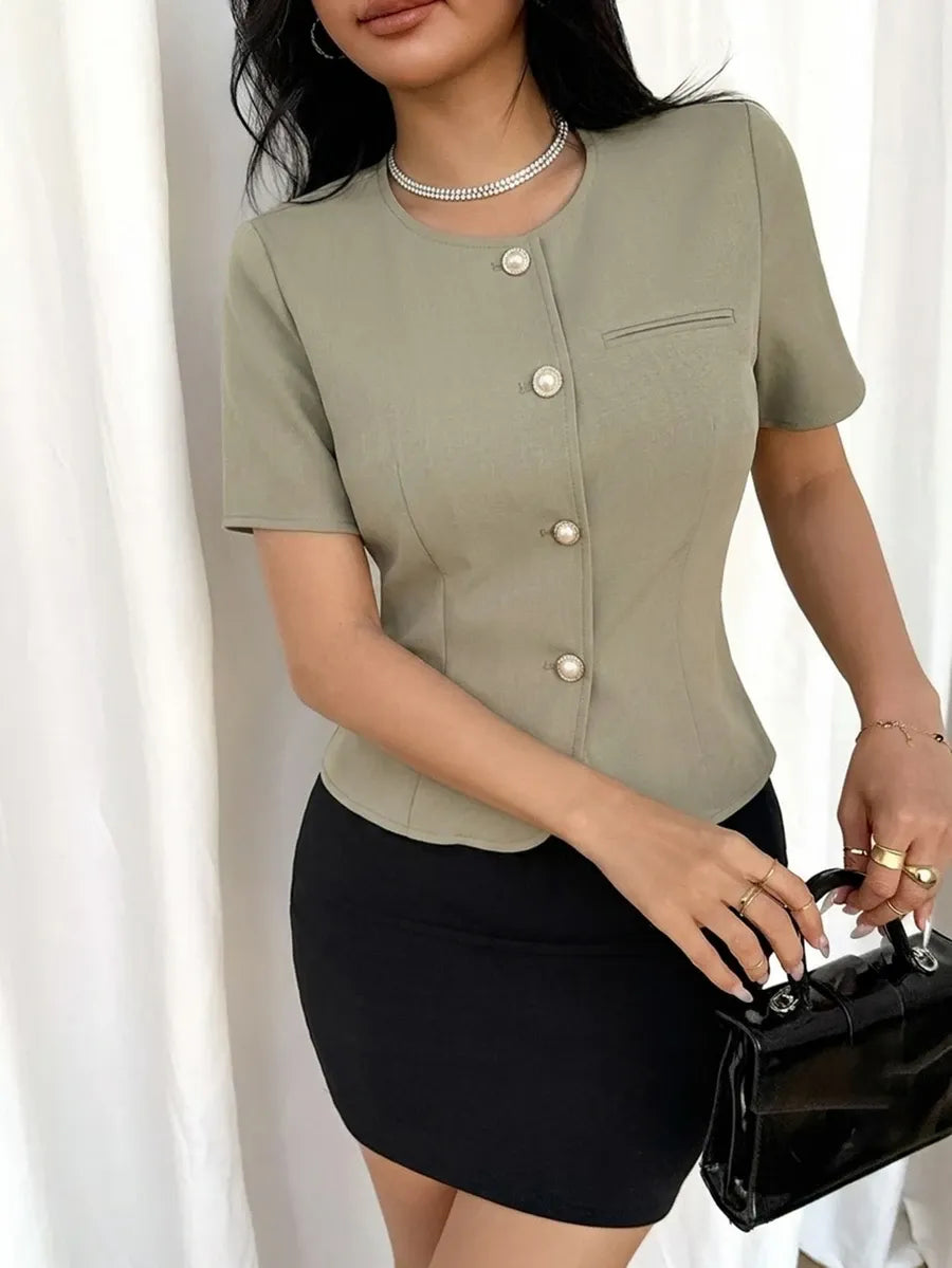 SHEIN DAZY جاكيت نسائي صيفي أنيق
