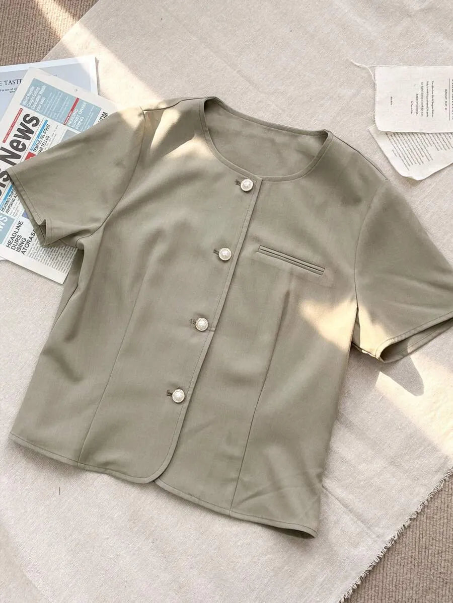 SHEIN DAZY جاكيت نسائي صيفي أنيق
