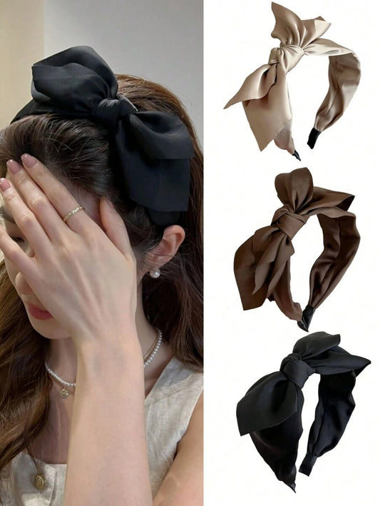 SHEIN شرايط شعر أنيقة من قماش الساتان