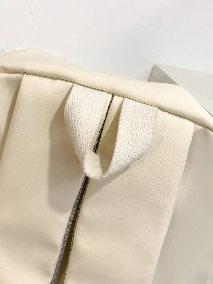 SHEIN حقيبة ظهر بلون موحد متعددة الاستخدامات للنساء