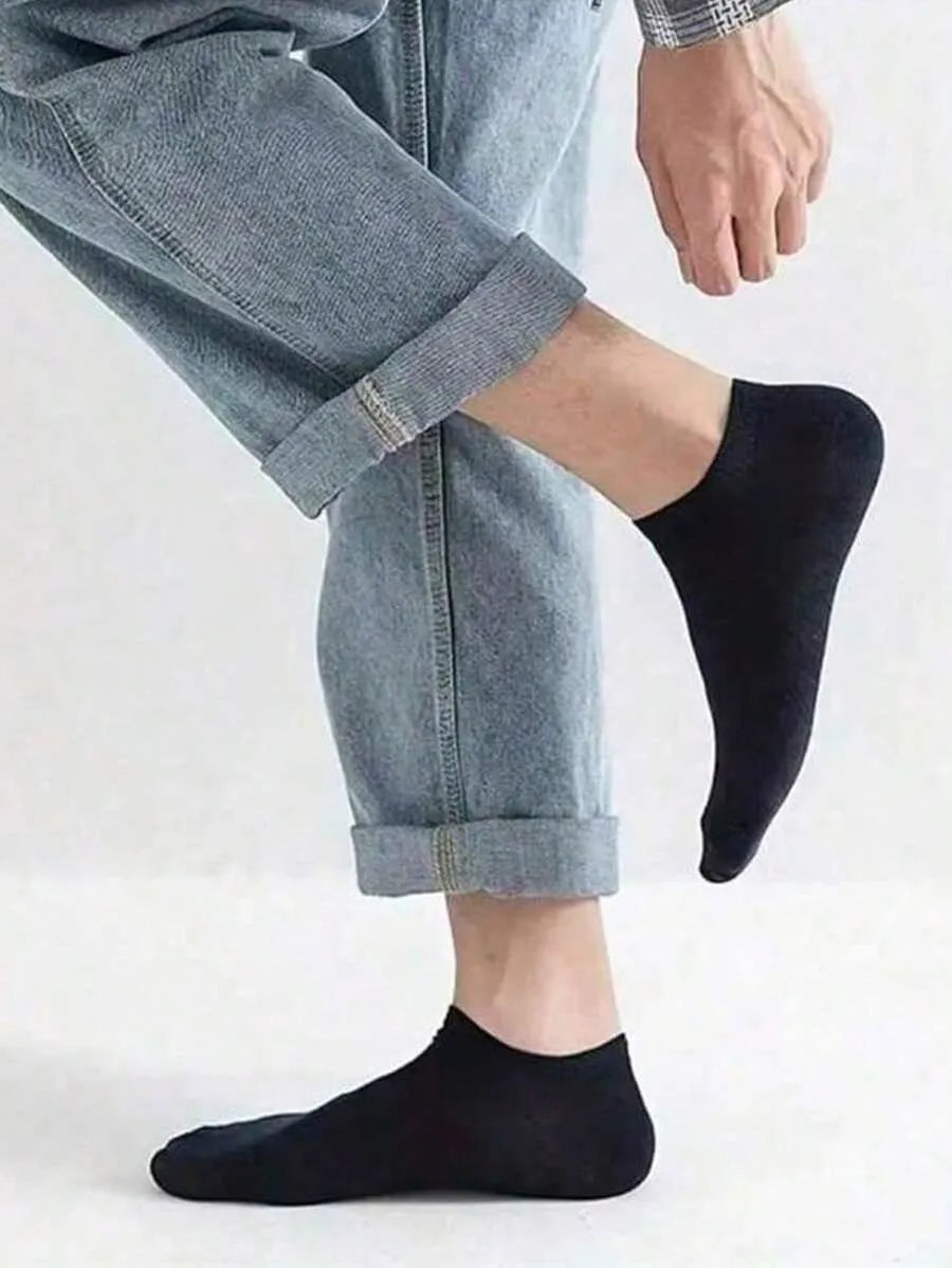 SHEIN جوارب رياضية قصيرة سادة ومتعدد الألوان