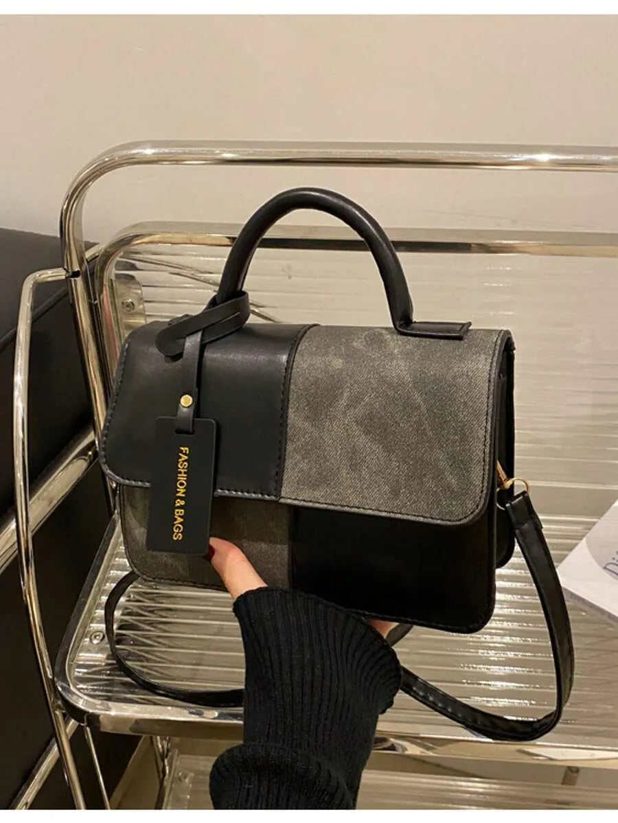 SHEIN حقيبة يد وكتف بنمط الكشمير