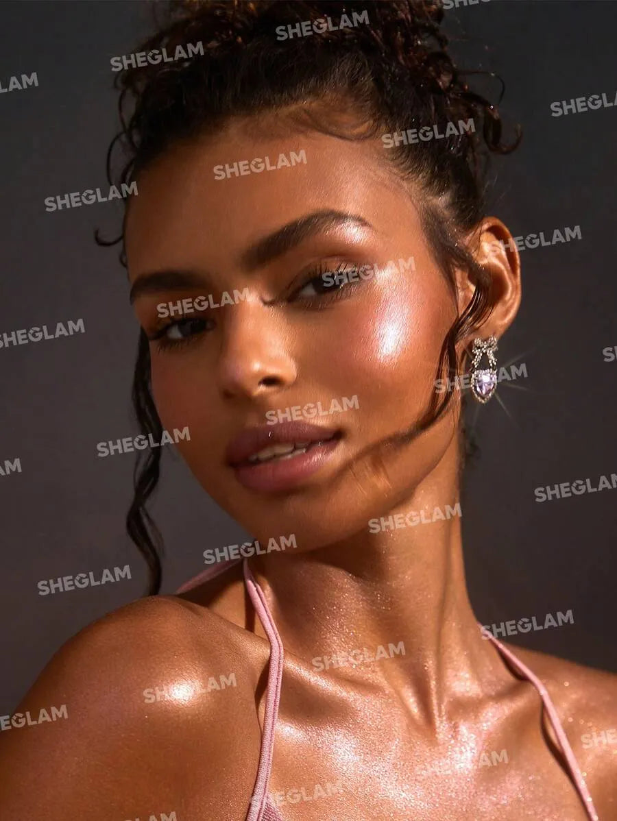 SHEIN Hello Kitty SHEGLAM Bow-Utiful Kitty Glow رذاذ مضيء للجسم بلون بلمعة لامعة