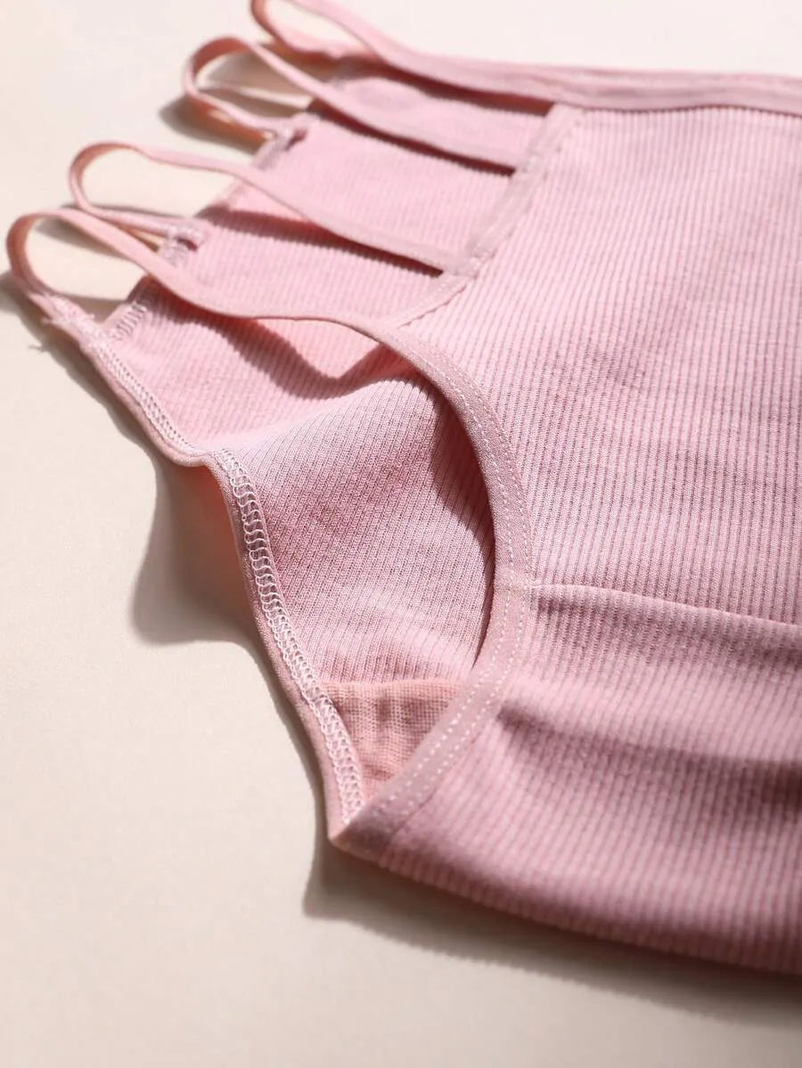 SHEIN سراويل داخلية نسائية من 6 قطع بخصر متوسط ومتعدد الألوان