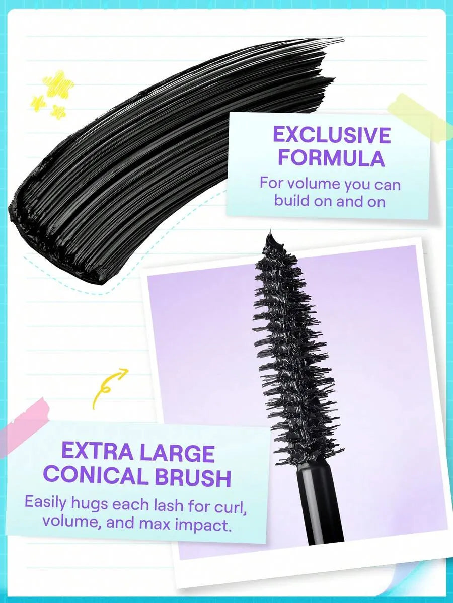 SHEIN SHEGLAM Lashlighter Mega Boost ماسكارا لإطالة وتكثيف الرموش بلون أسود