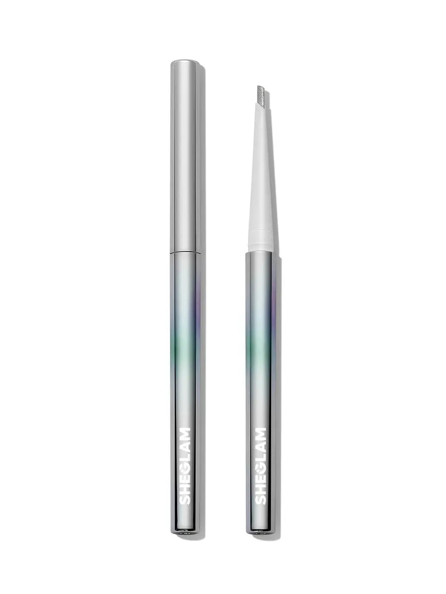 SHEIN SHEGLAM Silver Strobe Metallic Platinum محدد عيون بلون