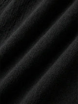 SHEIN MOD A-Line تنورة نسائية طويلة  بخصر طبيعي وثنيات بلون أسود