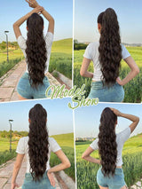 SHEIN ذيل حصان وتر ويف بتجعيدات ناعمة