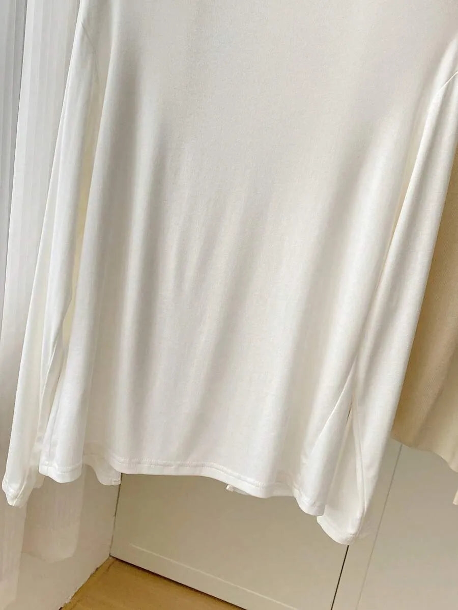 SHEIN Resyla معطف نسائي خفيف بلون موحد