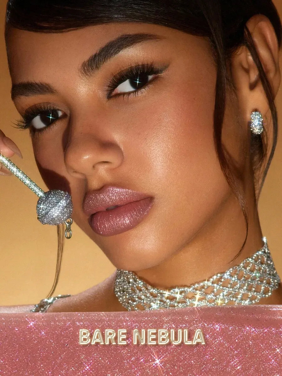 SHEIN SHEGLAM Stardust Swipe أحمر شفاه سائل بلمعة جليتر 034