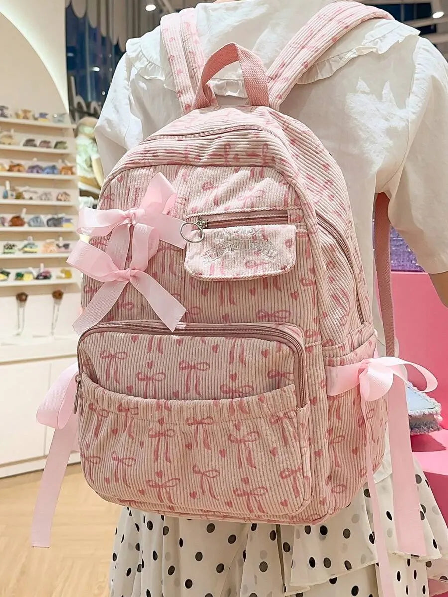 SHEIN حقيبة ظهر بسعة كبيرة بتصميم بسيط