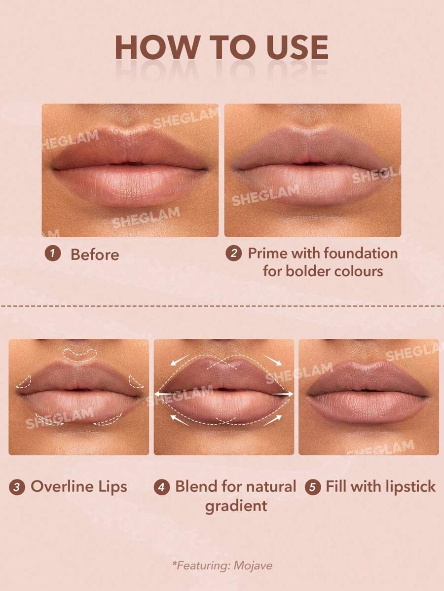 SHEGLAM So Lippy Purple Smoke قلم تحديد الشفاه بلون