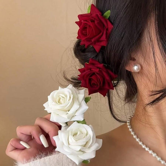 SHEIN طقم مشابك شعر على شكل وردة – قطعتين