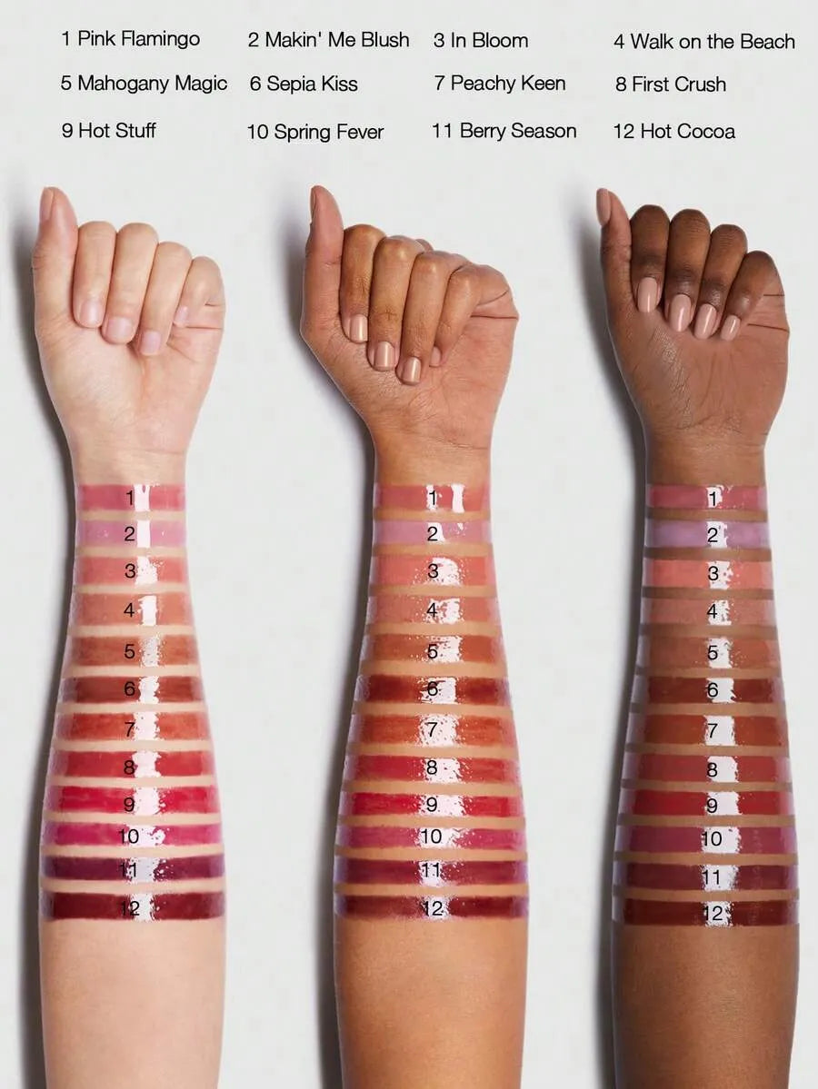 SHEIN SHEGLAM Pout-Perfect Berry Season ملمع شفاه لامع بلون