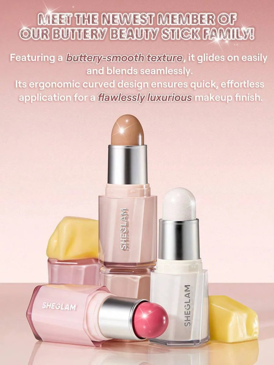 SHEIN SHEGLAM Buttery Bling Vanilla Frost هايلايتر ستيك بلون بلمعة متوهجة