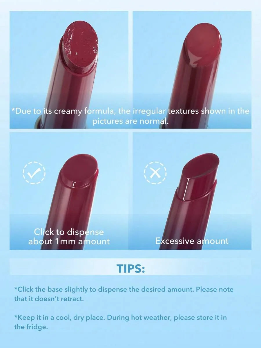 SHEIN SHEGLAM Pout-Perfect Berry Season ملمع شفاه لامع بلون