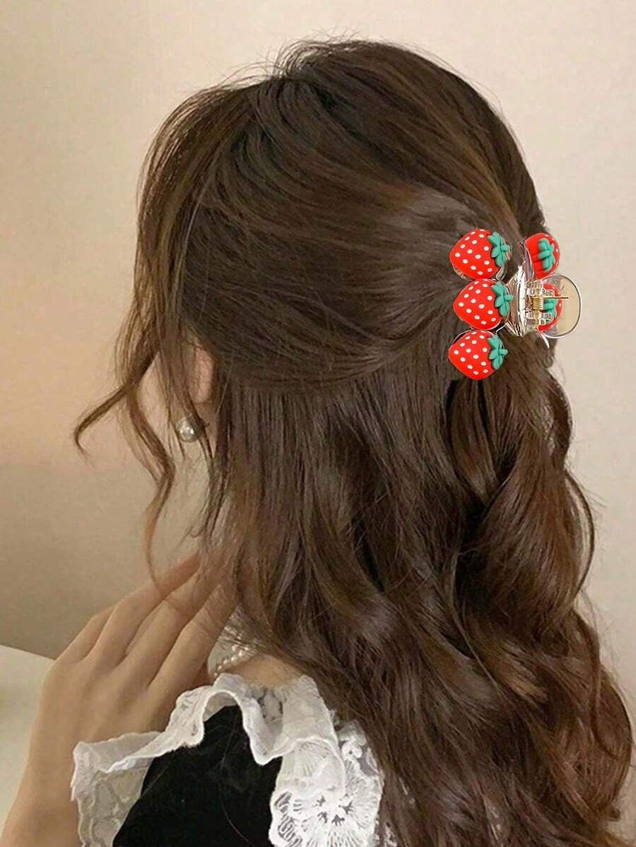 SHEIN مشبك شعر مزين بخرز لؤلؤ