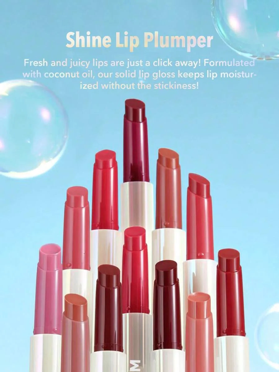 SHEIN SHEGLAM Pout-Perfect Berry Season ملمع شفاه لامع بلون