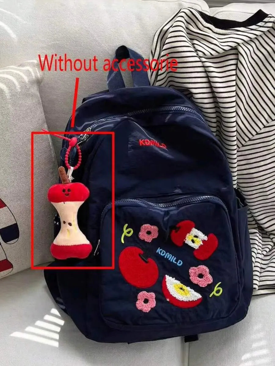 SHEIN Dedoo حقيبة ظهر مطرزة متعددة الوظائف صغيرة الحجم