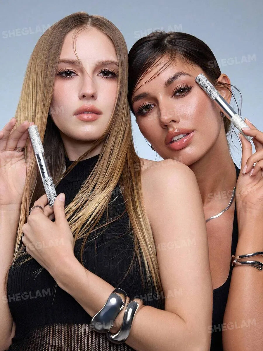 SHEIN SHEGLAM All-In-One برايمر وماسكارا لإطالة وتكثيف الرموش بلون أسود