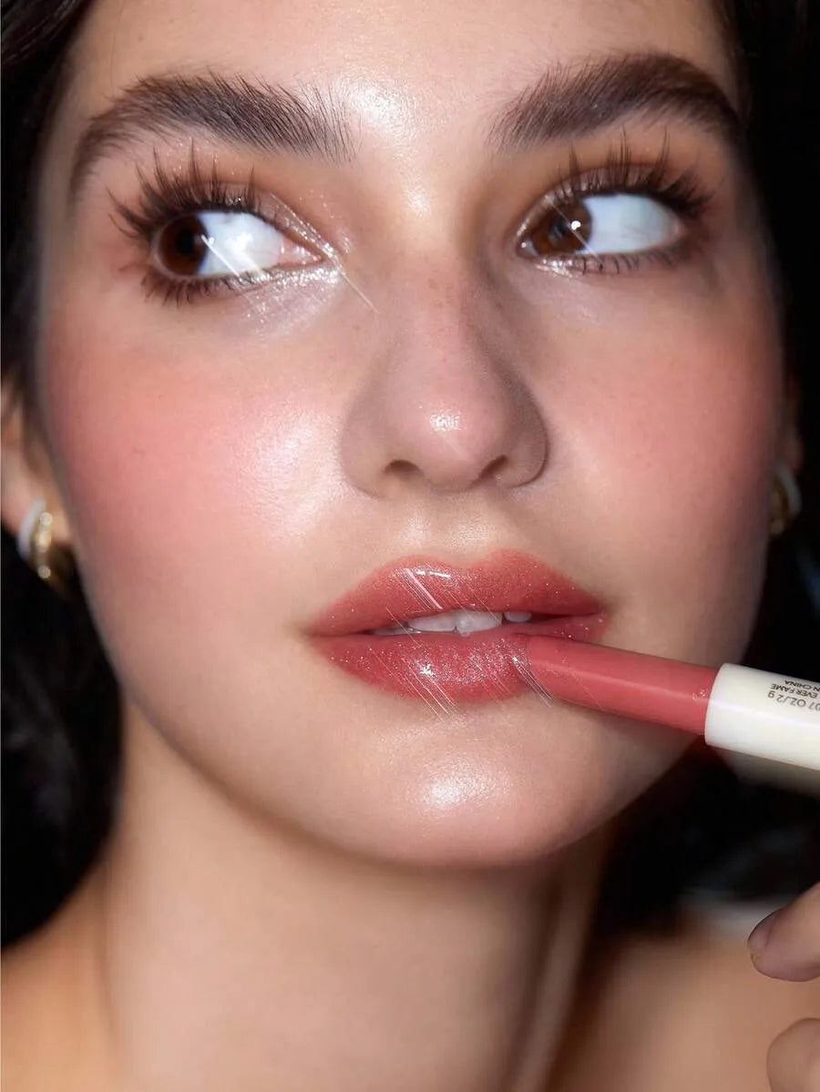 SHEIN SHEGLAM مرطب شفاه لامع ومغذي بلون متعدد الألوان