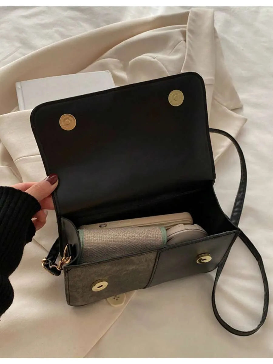 SHEIN حقيبة يد وكتف أنيقة مزركشة بنمط الكشمير