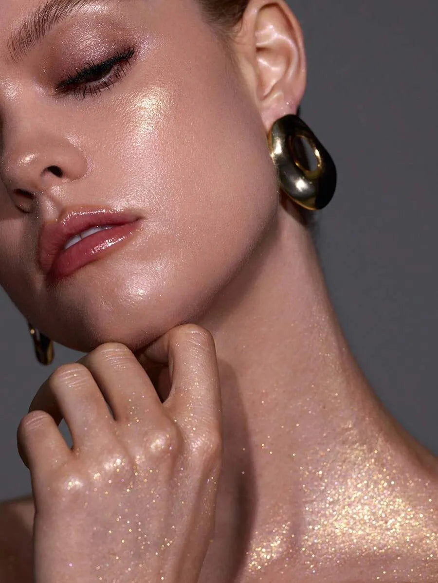 SHEIN SHEGLAM Go Go Glow Champagne Shimmer رذاذ هايلايتر للجسم بلون  بلمعة لامعة