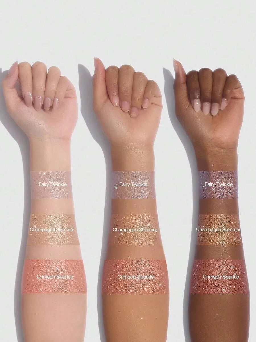 SHEIN SHEGLAM Go Go Glow Champagne Shimmer رذاذ هايلايتر للجسم بلون  بلمعة لامعة