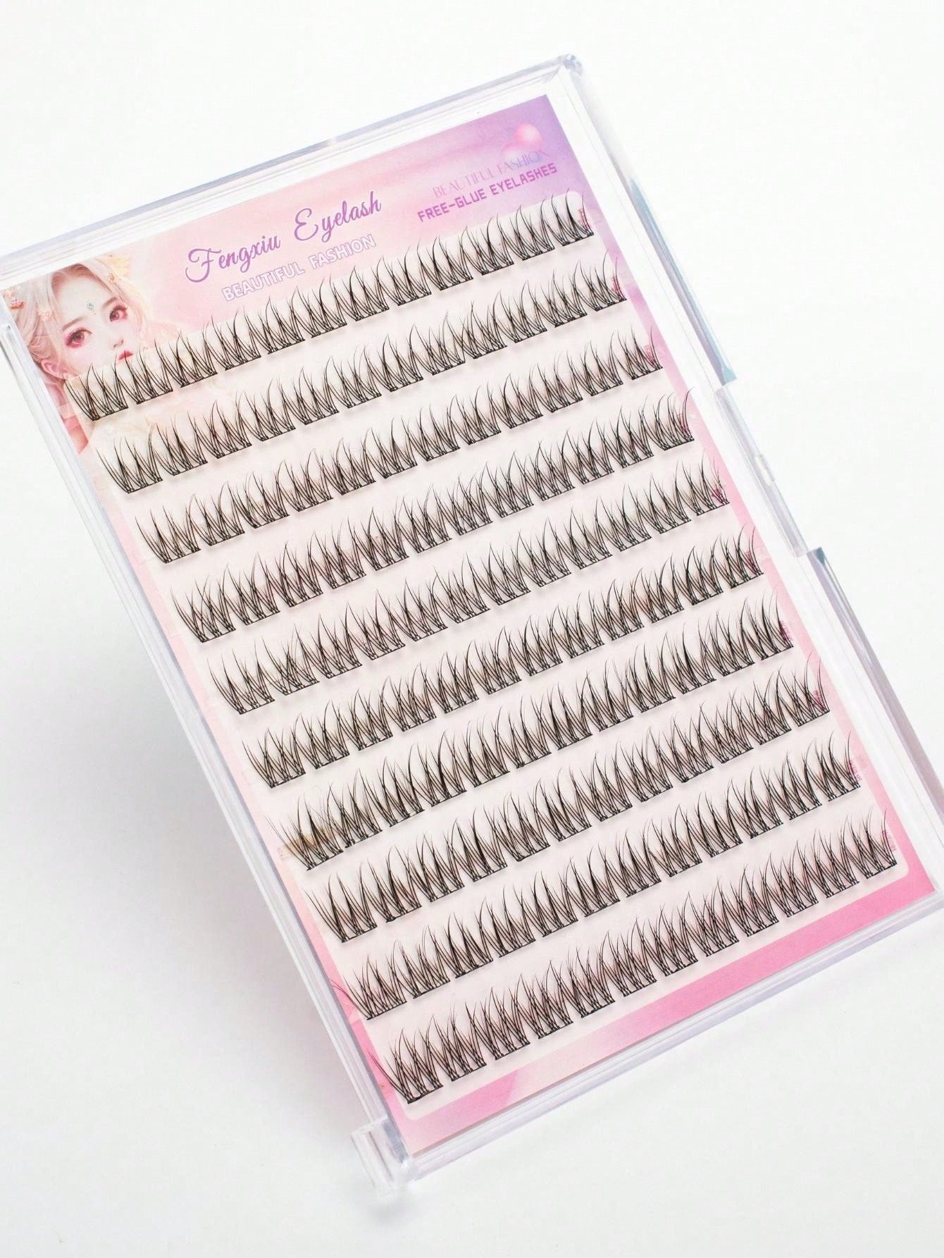 SHEIN C رموش ناعمة وخفيفة  120 قطعة ذاتية اللصق بتقويس