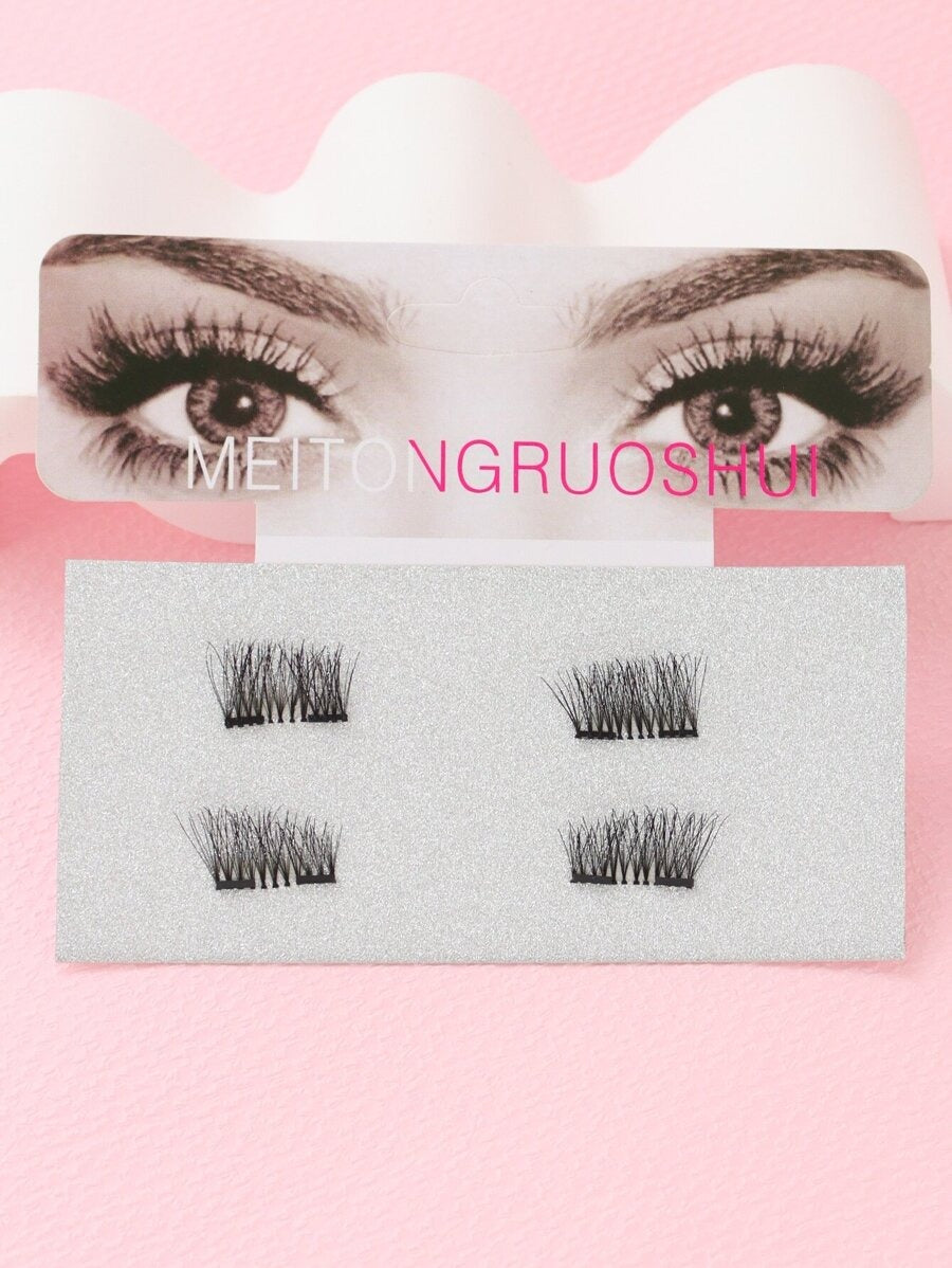 SHEIN رموش مغناطيسية طبيعية ومريحة بدون غراء وسهلة التركيب