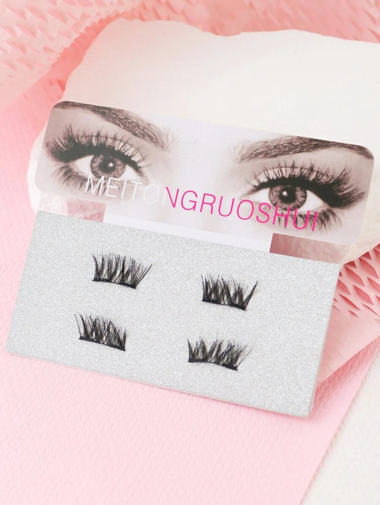 SHEIN نصف رموش مغناطيسية طبيعية وناعمة