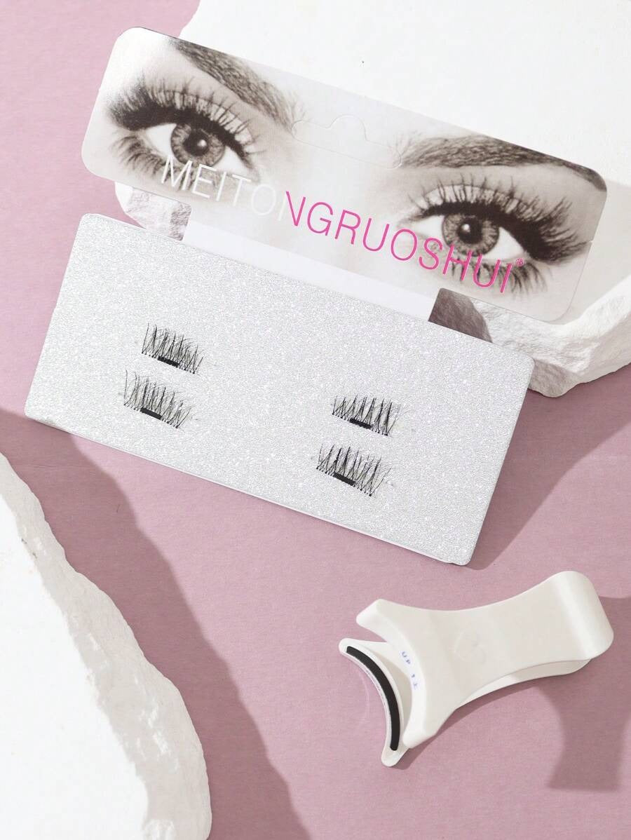 SHEIN رموش مغناطيسية مظهر طبيعي وسهلة التركيب