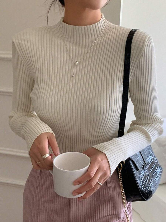 SHEIN كنزة صوفية بيج