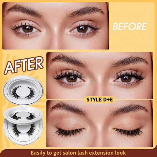 SHEIN زوجان رموش عيون القطة مغناطيسية طبيعية